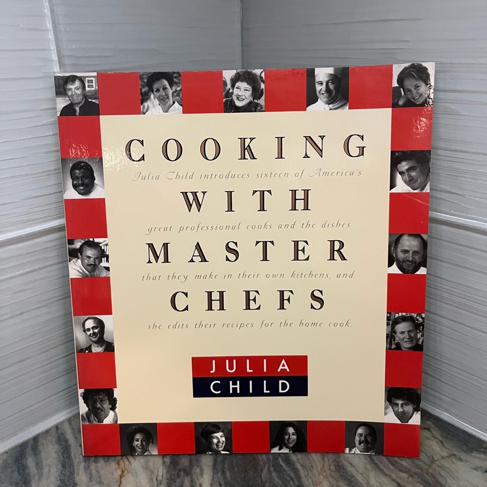 Cooking with Master Chefs by Julia Child (1993, Trade Paperback) First Edition